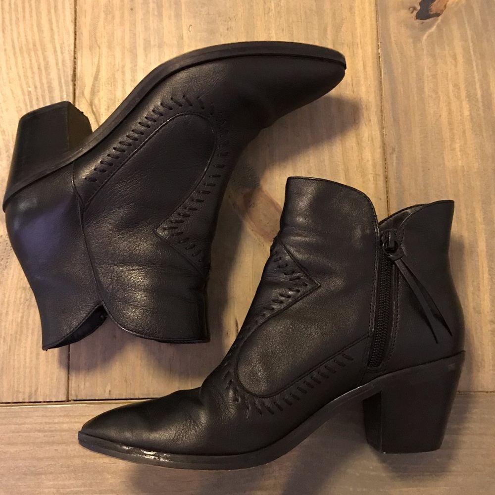 Rebecca Minkoff Black Booties Size 7.5 GUC